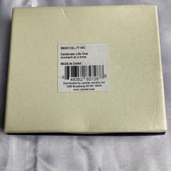 Hallmark Connection Stainless Steel Silver Bracelet Keepsake Celebrate Life - Picture 8 of 9